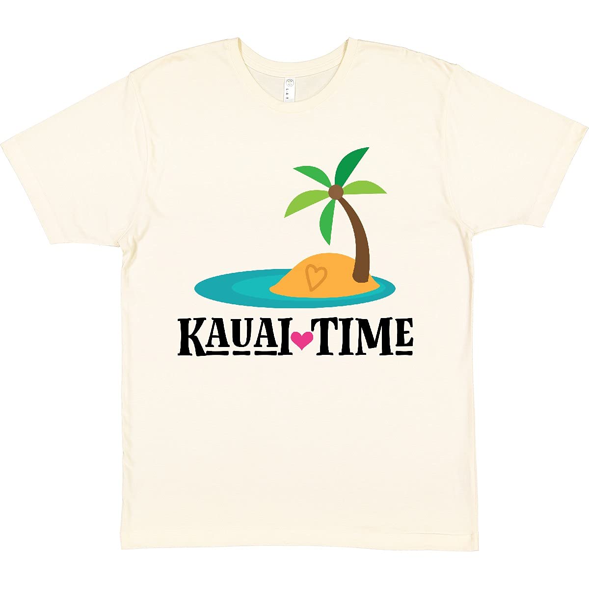 Inktastic Kauai Time Hawaii Island T-Shirt for Men & Women - Casual Vacation Tee for Beach, Travel & Hawaiian Theme Parties