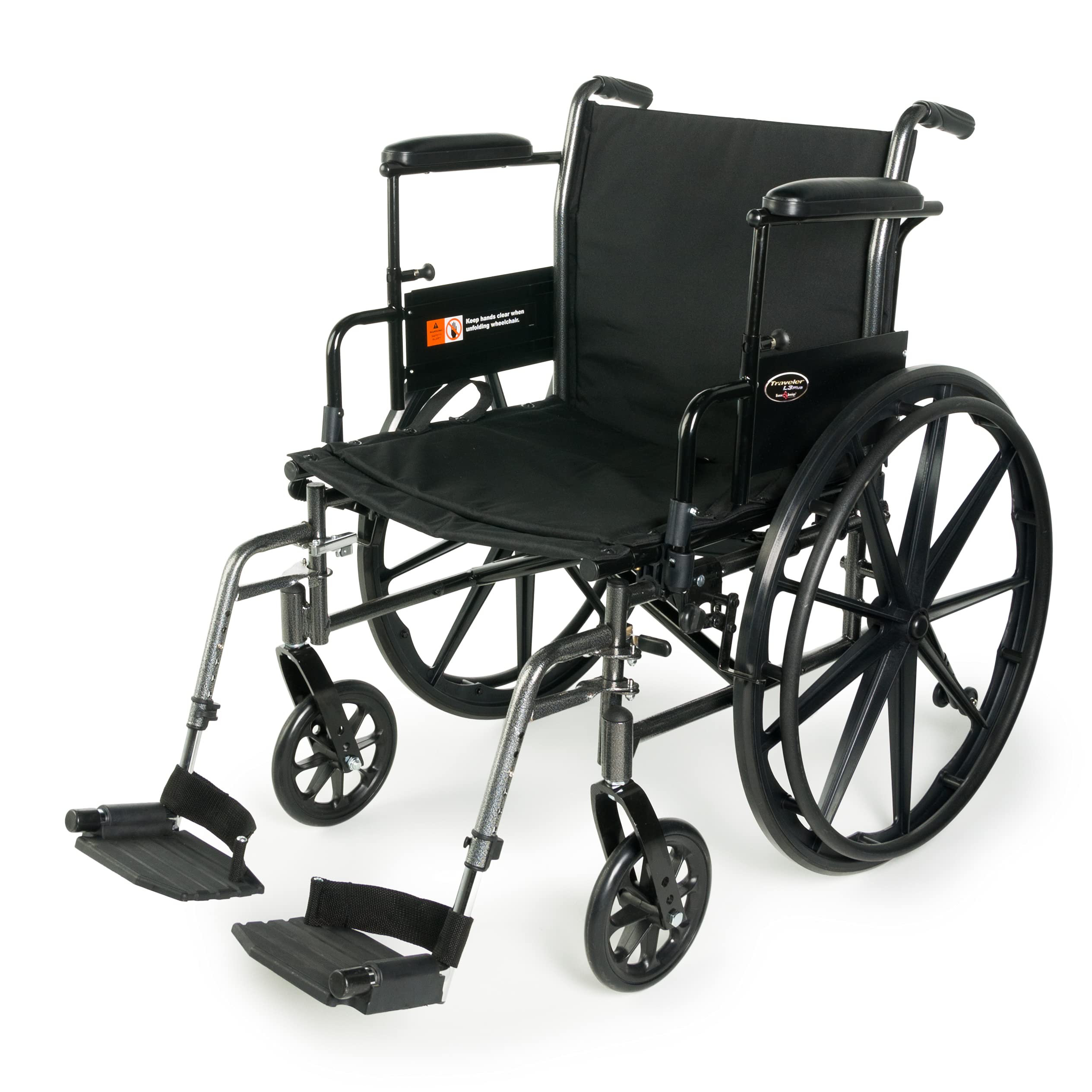 Everest & Jennings Traveler L3 Plus Lightweight Wheelchair for Adults - 18