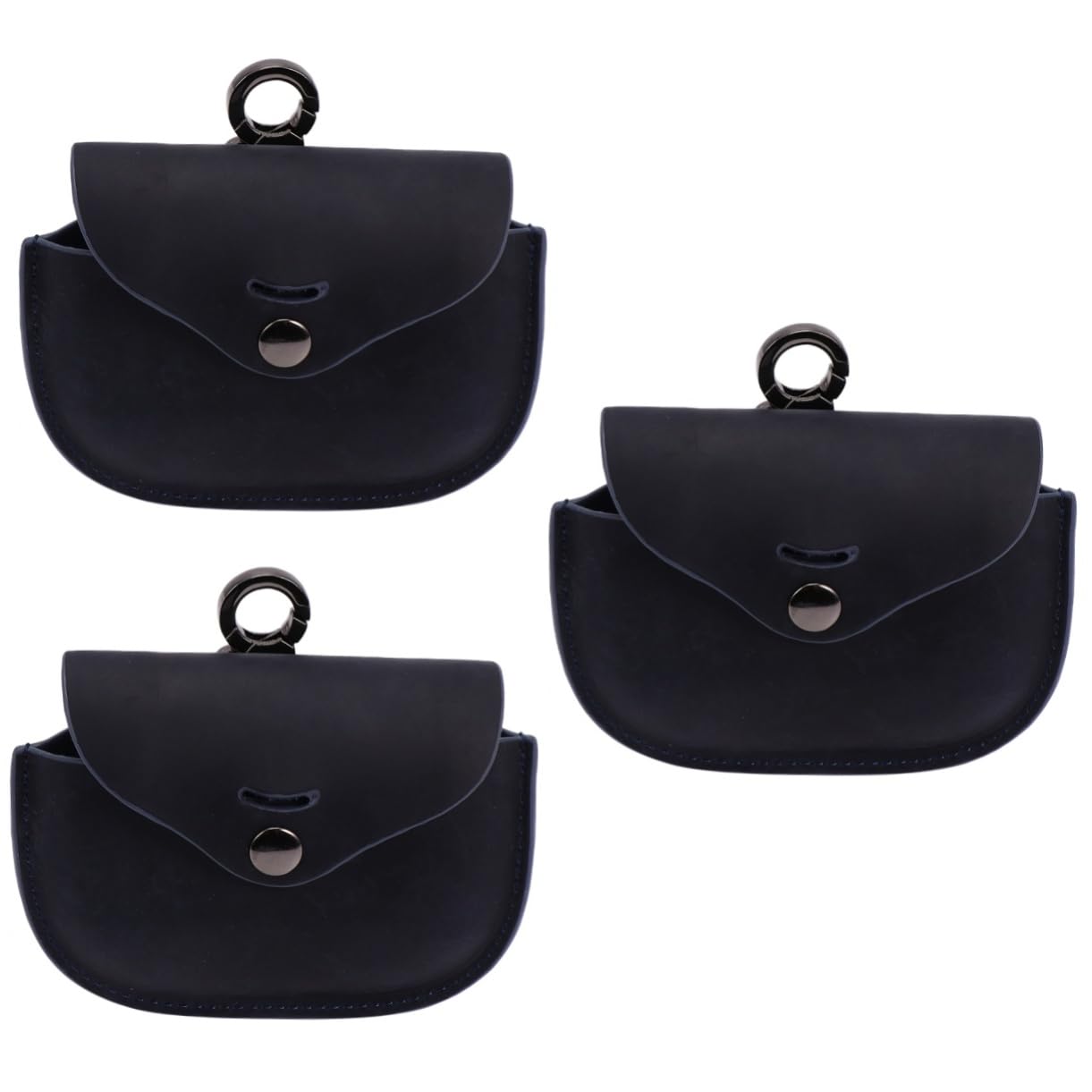 Gadpiparty Wireless Earbuds 3 Sets with Genuine Leather Carrying Case - Portable Headphone Storage Bag for Travel, Gym, and Daily Use