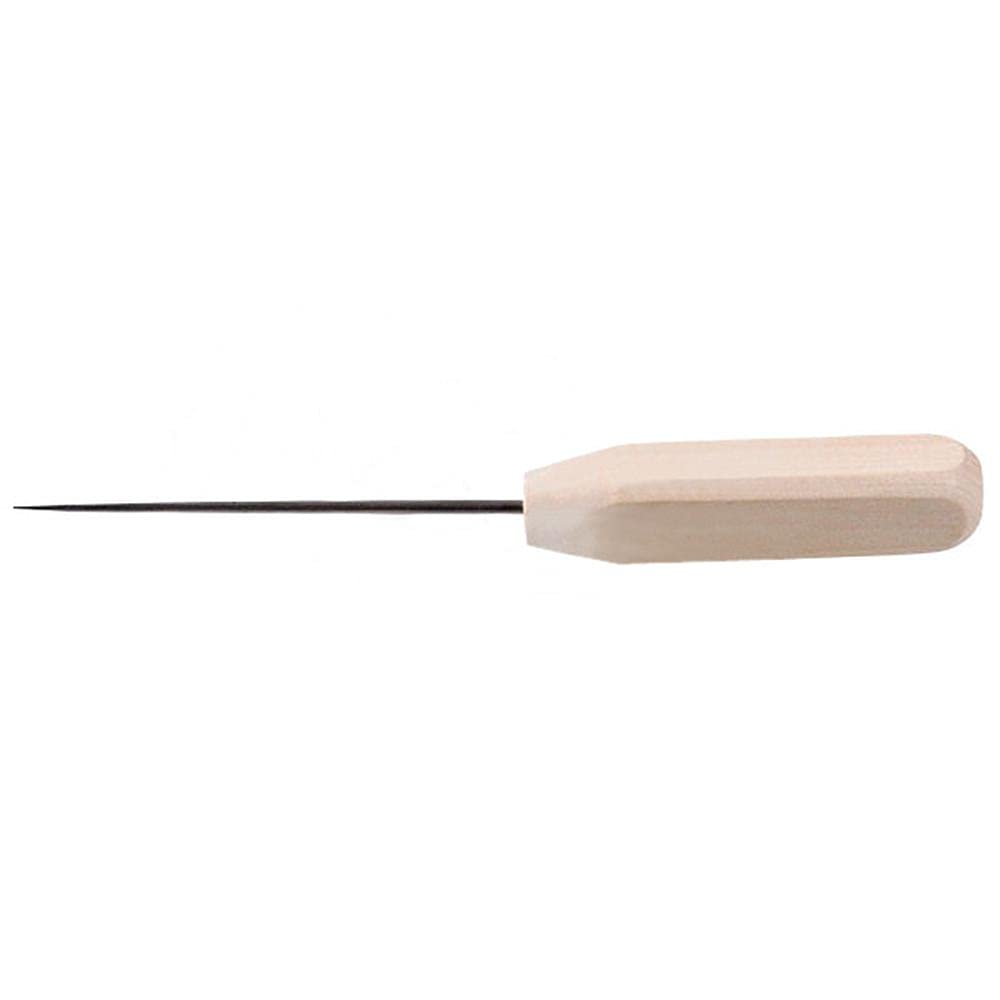 RAParts RW0040 Wooden Handle Ice Picks - 12 Pack for Bartending, Kitchen & Camping Use - Durable Stainless Steel Ice Breaker Tool for Bars, Restaurants & Outdoor Adventures