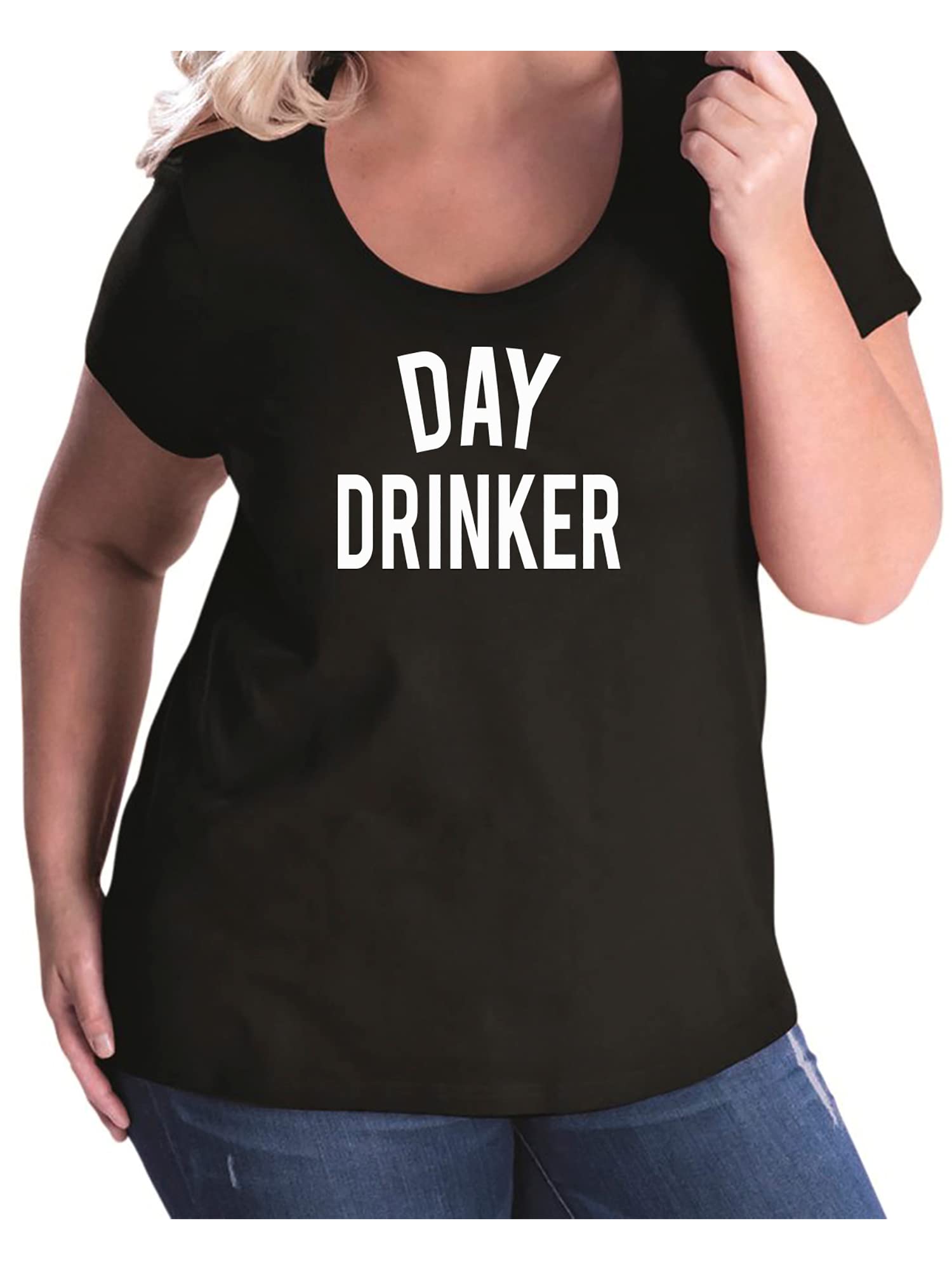 ZeroGravitee Women's Plus Size Scoop Neck T-Shirt - Comfortable Casual Daywear for Everyday Outfits & Relaxing at Home