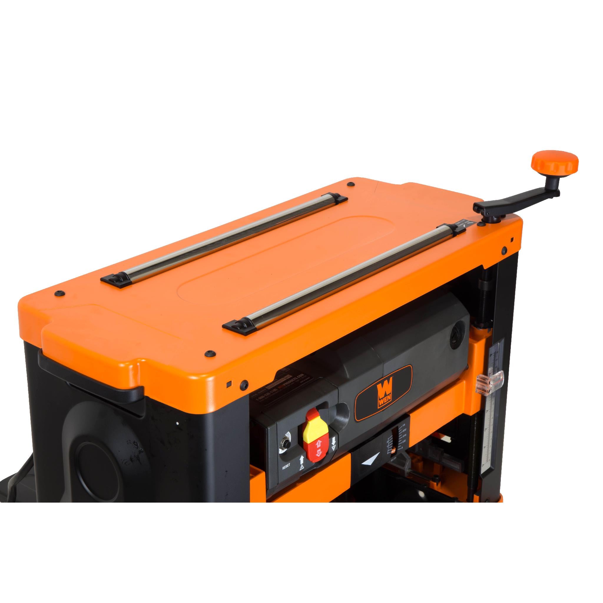 WEN PL1326 15 Amp 13 Inch Spiral Benchtop Thickness Planer - Professional Woodworking Tool for Smoothing and Finishing Lumber - Perfect for DIY Projects, Carpentry, and Home Renovation