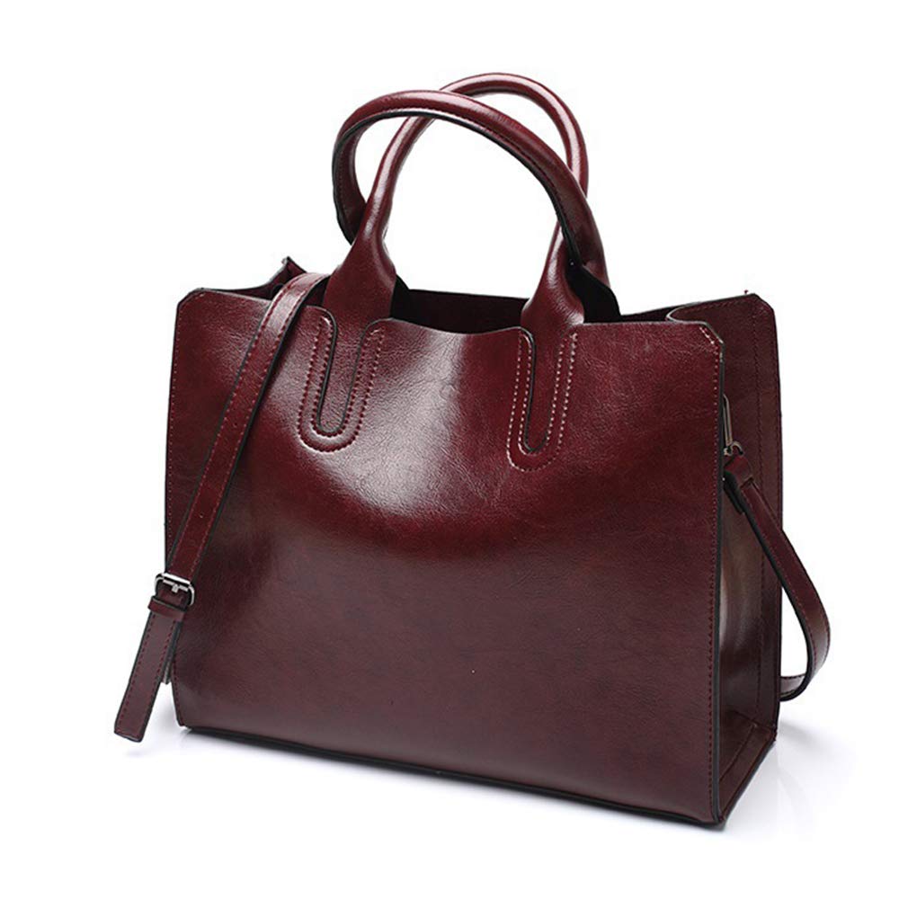 Stylish Women's Leather Handbags - Top Handle Satchel & Tote Purses for Ladies | Fashionable Work Bag, Travel & Everyday Use