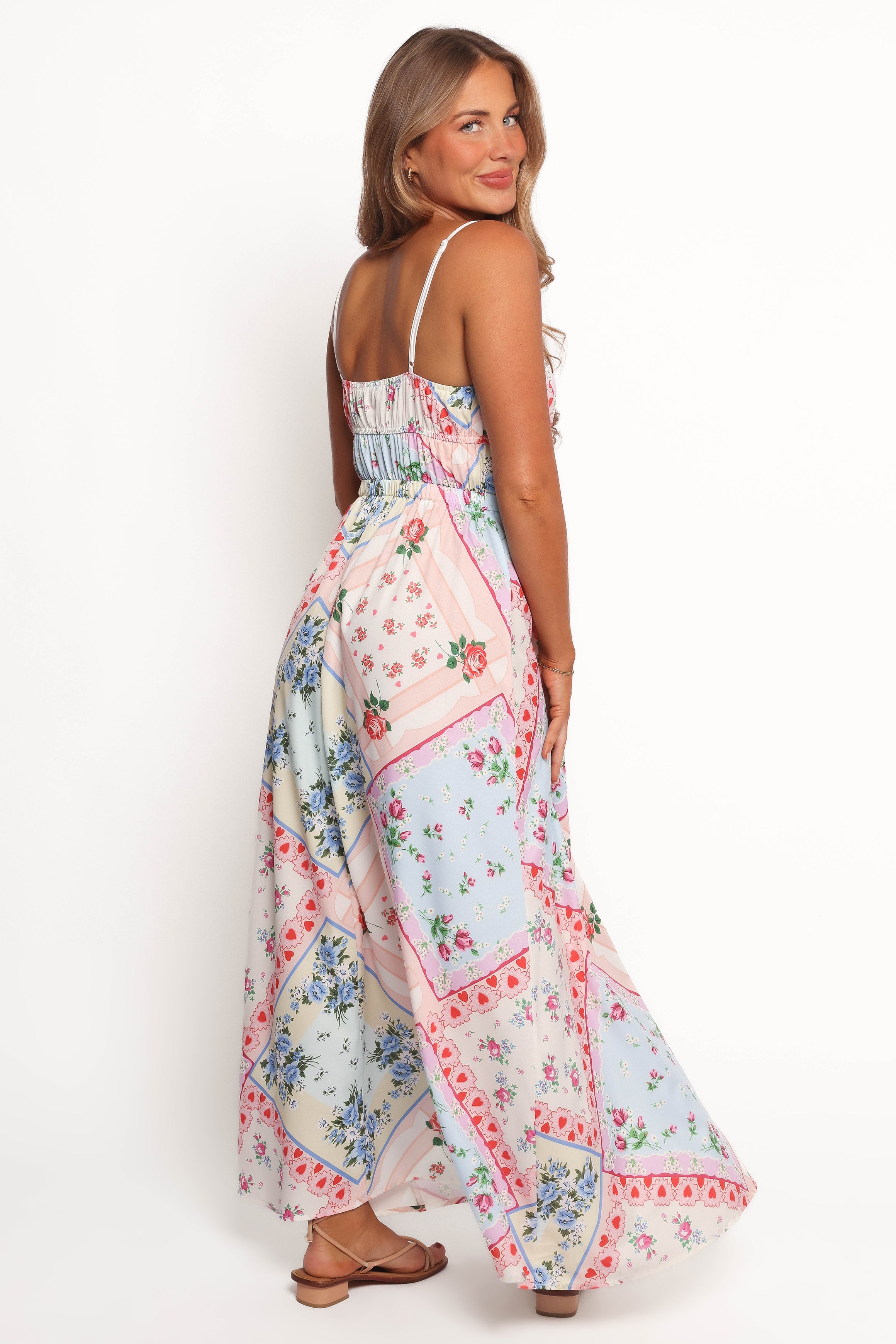 Delfina Midi Dress for Women - Flowy Summer Dress with Multi-Color Options | Perfect for Beach Vacations, Date Nights & Casual Outings