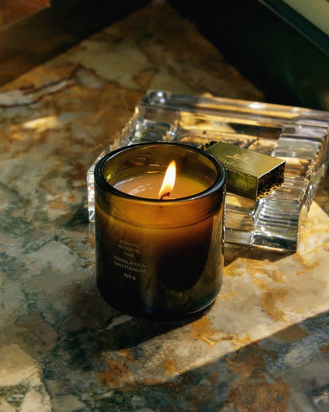 Adriatic Muscatel Sage Scented Candle - Handmade Aromatherapy Candle for Relaxation, Meditation & Home Decor | Perfect for Spa, Yoga & Romantic Evenings