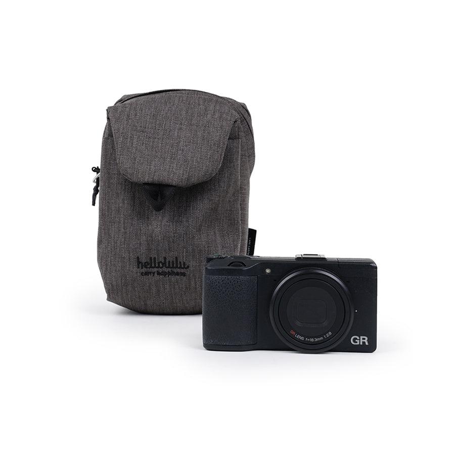 HELLOLULU Dale Compact Camera Bag Stone - Stylish & Lightweight DSLR/SLR Camera Case for Travel, Hiking & Everyday Use