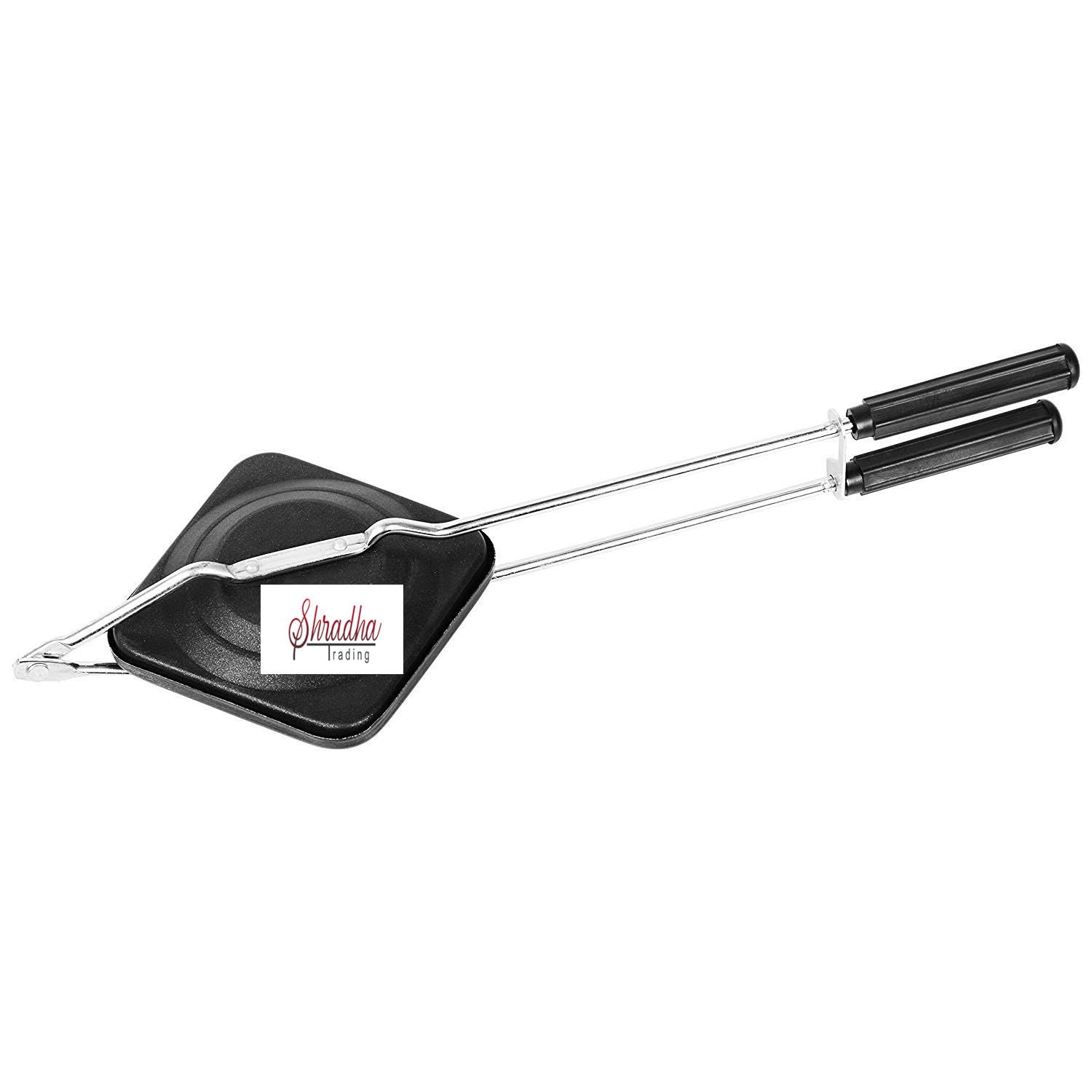 Nonstick Sandwich Maker & Hand Toaster - Portable Grill for Perfect Paninis, Grilled Cheese & Breakfast Sandwiches - Ideal for Home, Office & Camping Use