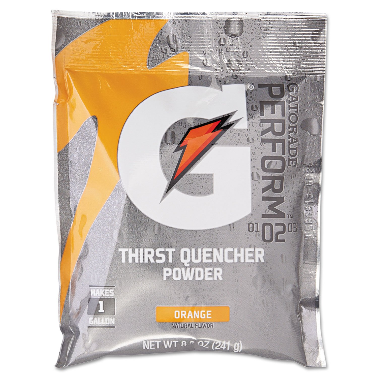 Gatorade Orange Thirst Quencher Powder - 8.5 oz (40 Pack) | Electrolyte Sports Drink Mix for Hydration & Recovery | Perfect for Workouts, Running & Outdoor Activities