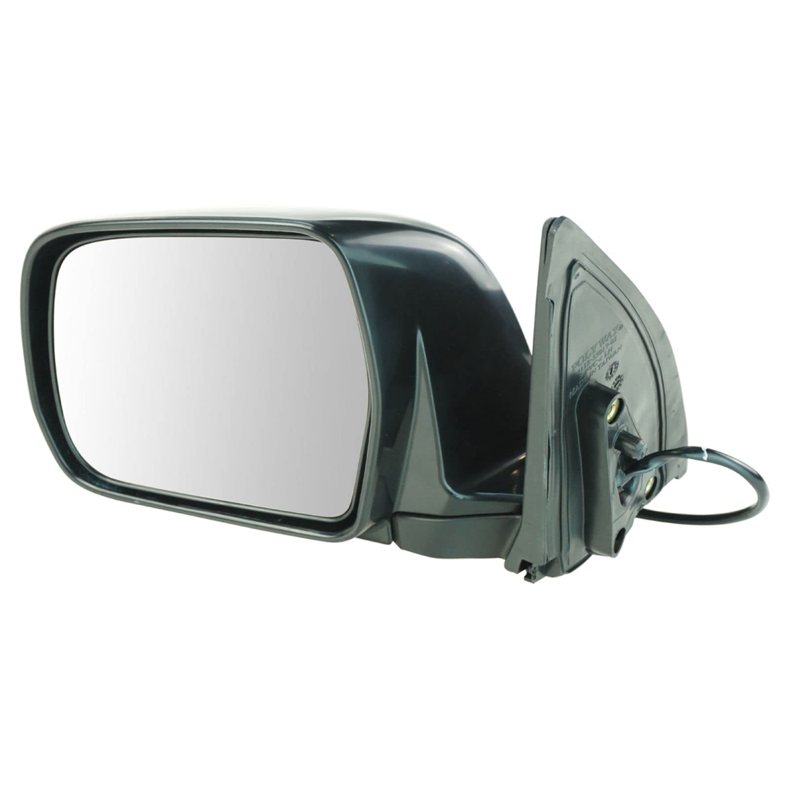 TRQ Left Side Mirror Replacement Without Heat for 2001-2007 Toyota Highlander - Driver Side Compatible with TO1320200 TO1320211 - Perfect for Parking Safety & Blind Spot Visibility
