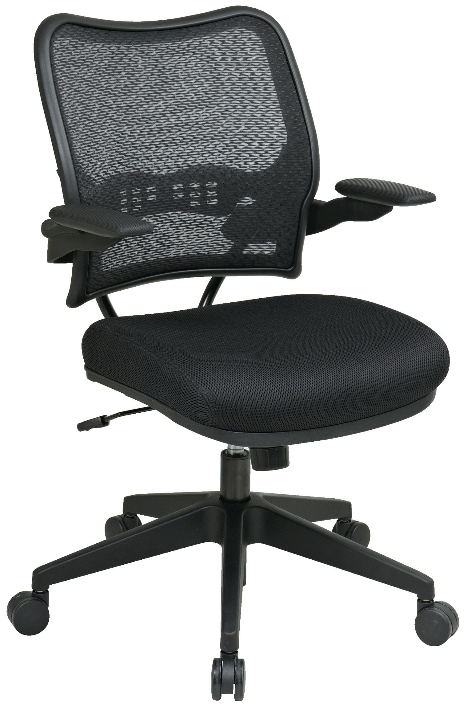 Ergonomic Air Grid Mesh Office Chair with Lumbar Support - Adjustable Height & Breathable Design for Home & Office Workspaces