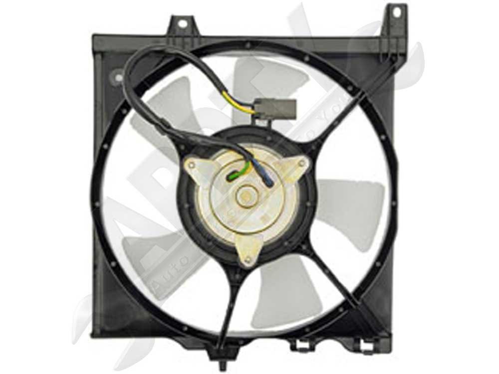 APDTY 731517 Left Side Radiator Cooling Fan Assembly Replacement - Compatible with [Vehicle Models] for Enhanced Engine Cooling Performance | Perfect for Overheating Prevention & Summer Driving