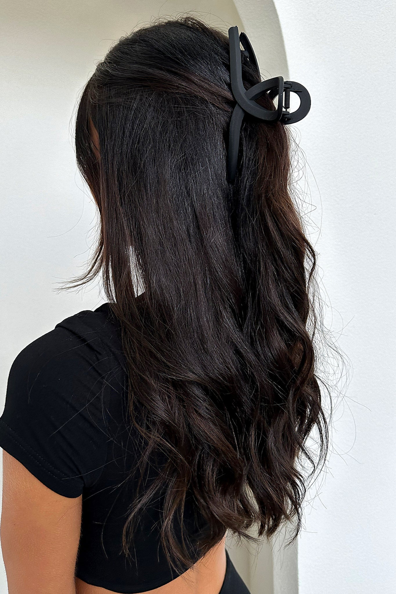 Kayla Claw Hair Clip - Black | Large Hair Claw for Women | Perfect for Ponytails, Buns & Updos | Hair Accessories for Daily Use, Work & Special Occasions