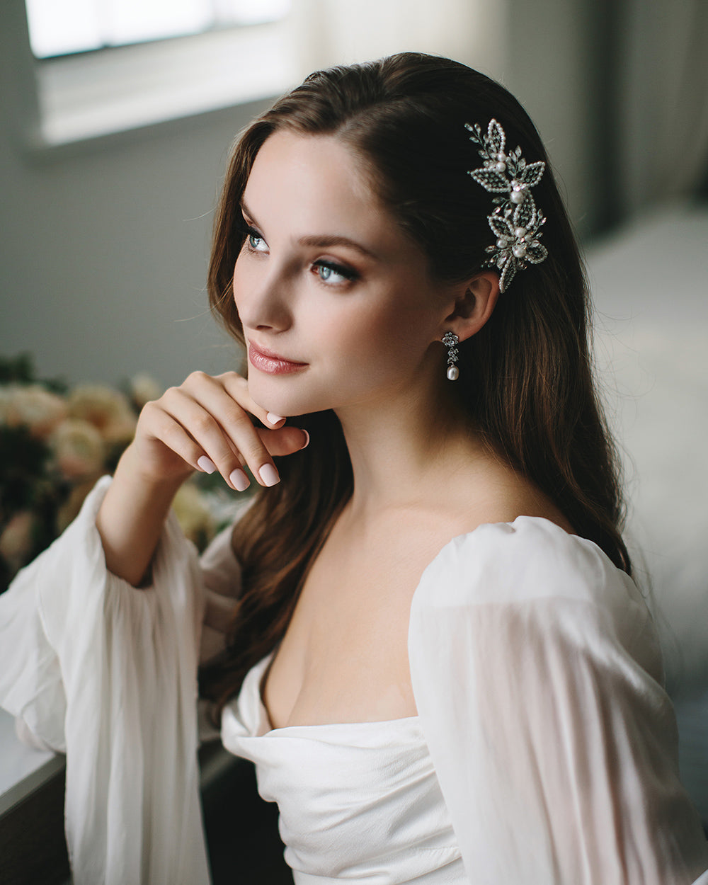 Elegant Savannah Wedding Hair Clips - Bridal Hair Accessories for Weddings, Prom & Special Events