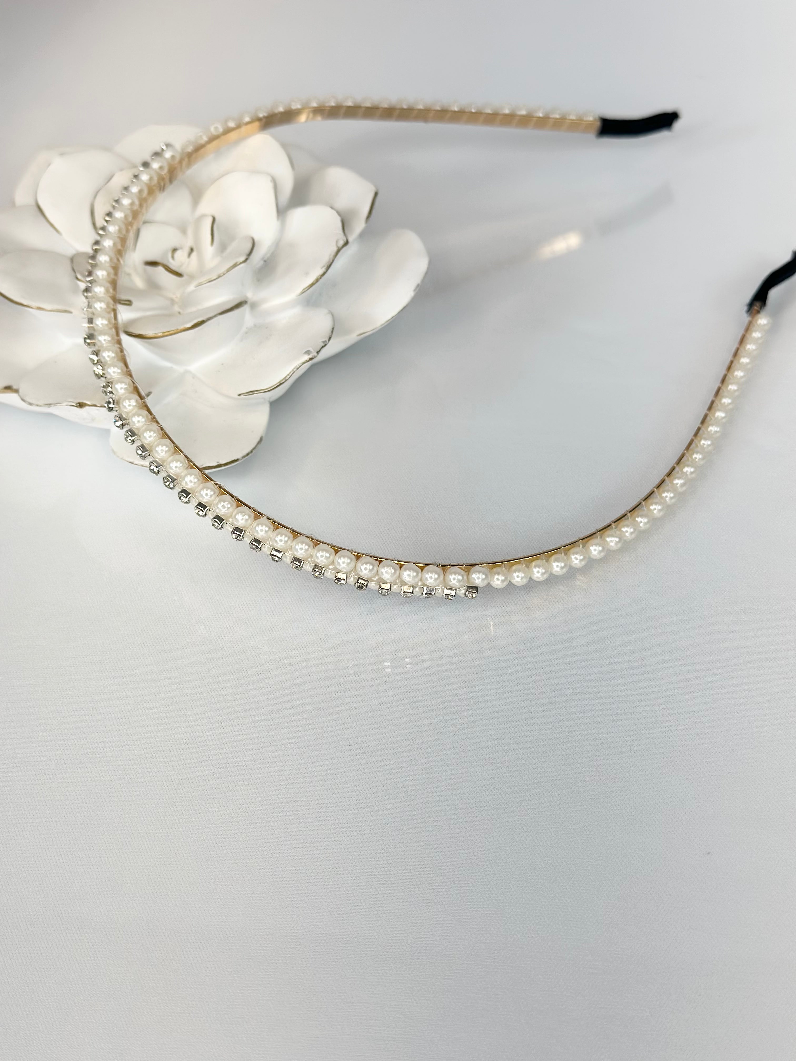 Elegant Pearl Headband - Style 5671 | Women's Fashion Hair Accessory for Weddings, Parties & Special Occasions