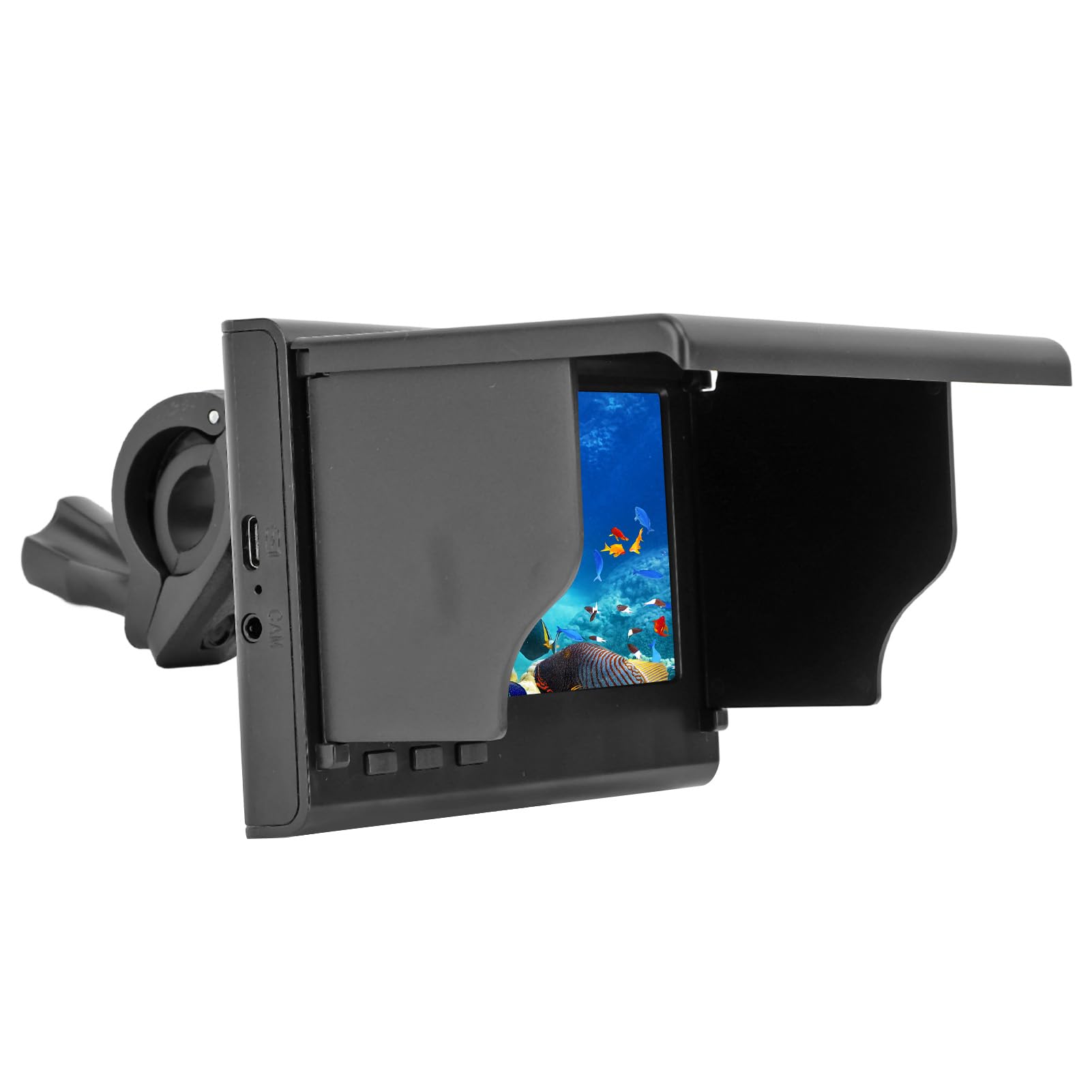 **1200TVL IP68 Waterproof Fishing Camera - 220° Wide Angle Underwater Fishing Camera for Ice & Boat Fishing (98.4ft/30m Depth) - Perfect for Deep Sea, Lake & River Fishing Adventures**