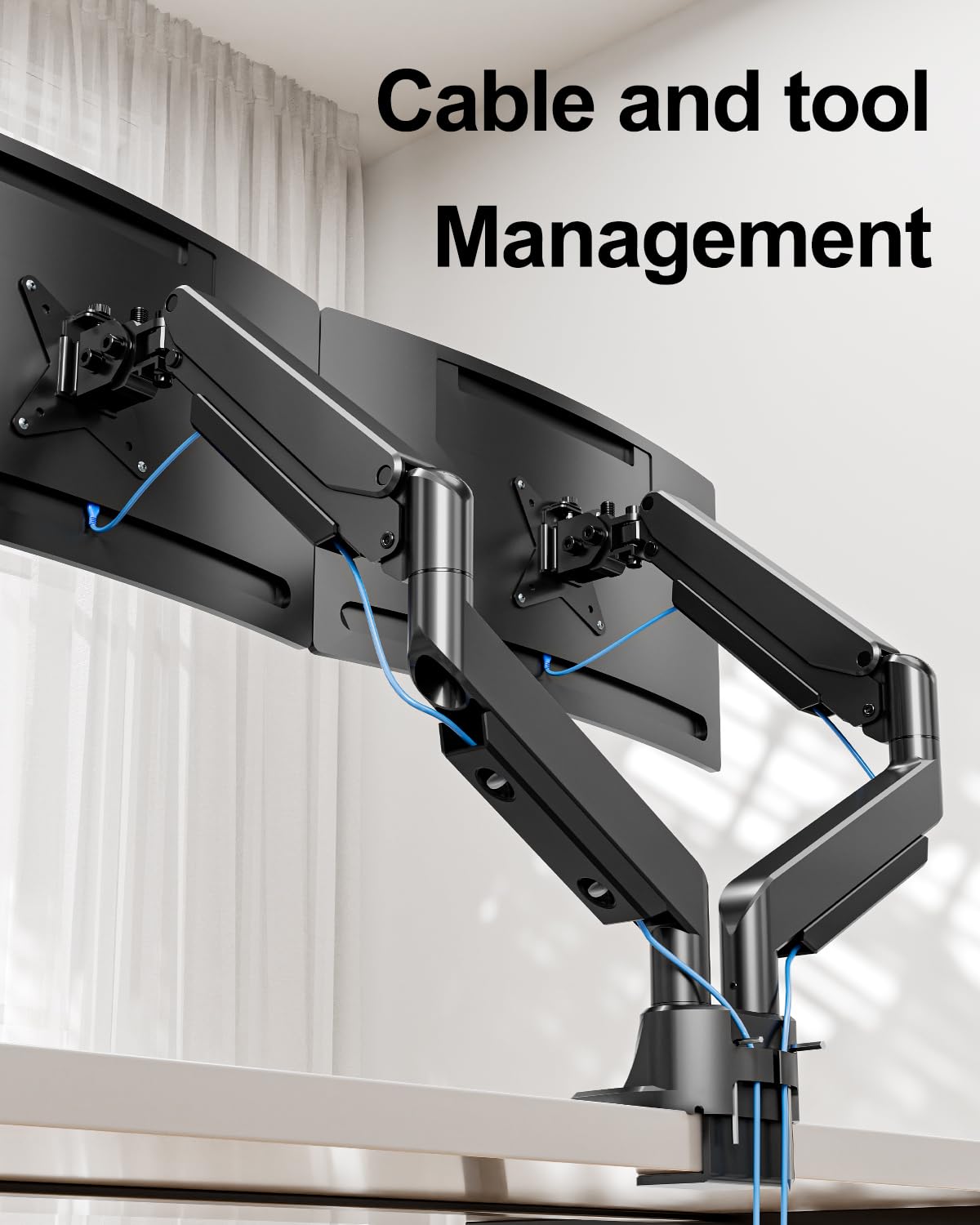 Premium Dual Monitor Stand for 42