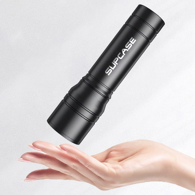 Official Limited Edition SUPCASE Flashlight - High Lumens LED Torch, Waterproof & Durable for Camping, Hiking, Emergency, Outdoor Adventures (Black)
