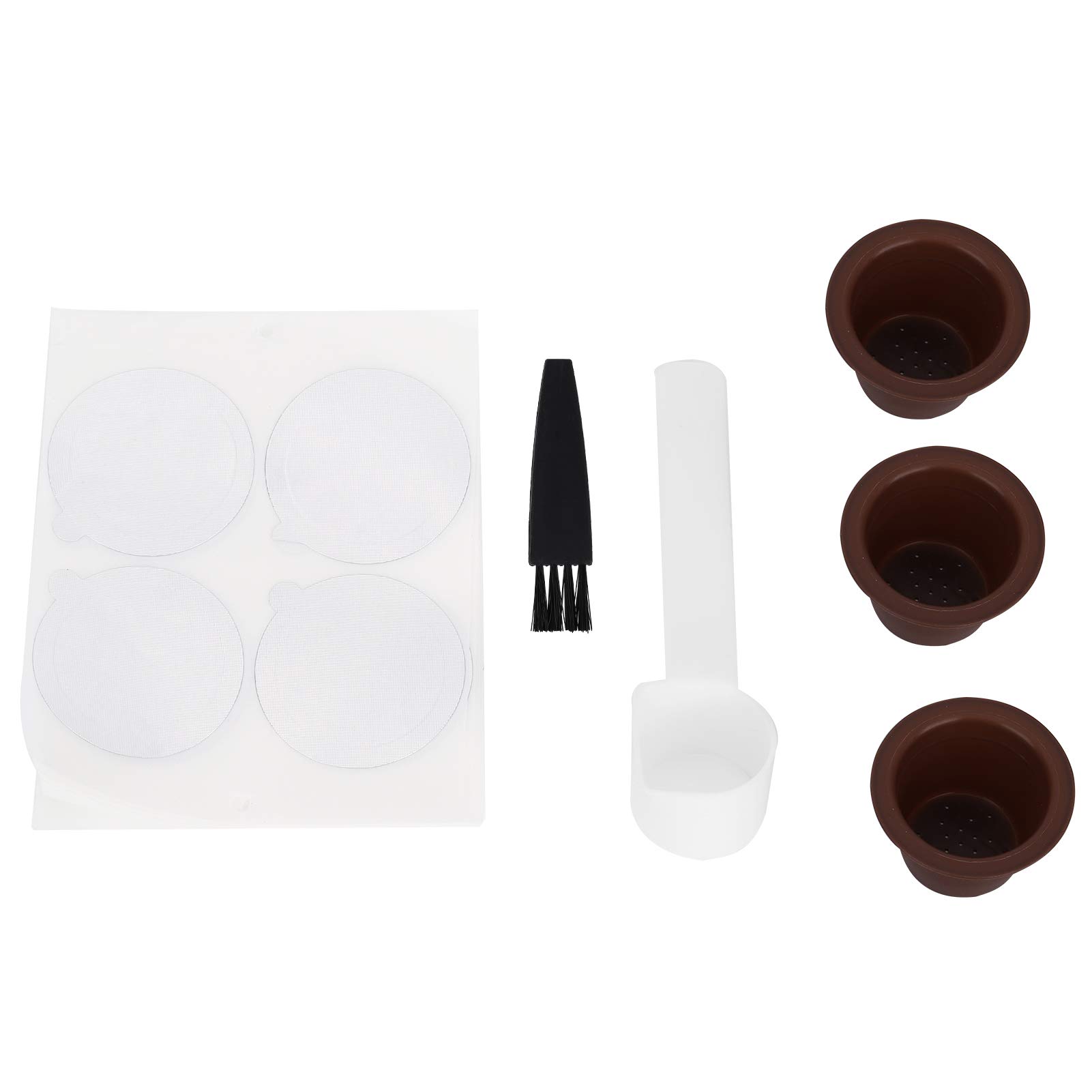 Reusable Coffee Filter Cup - Refillable Pod Capsules for Espresso Machines | Eco-Friendly & Durable Coffee Accessories for Home & Office Brewing