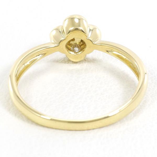 18K Yellow Gold Diamond Ring for Women - Elegant Solitaire Engagement & Wedding Band - Perfect for Proposals, Anniversaries, and Special Occasions