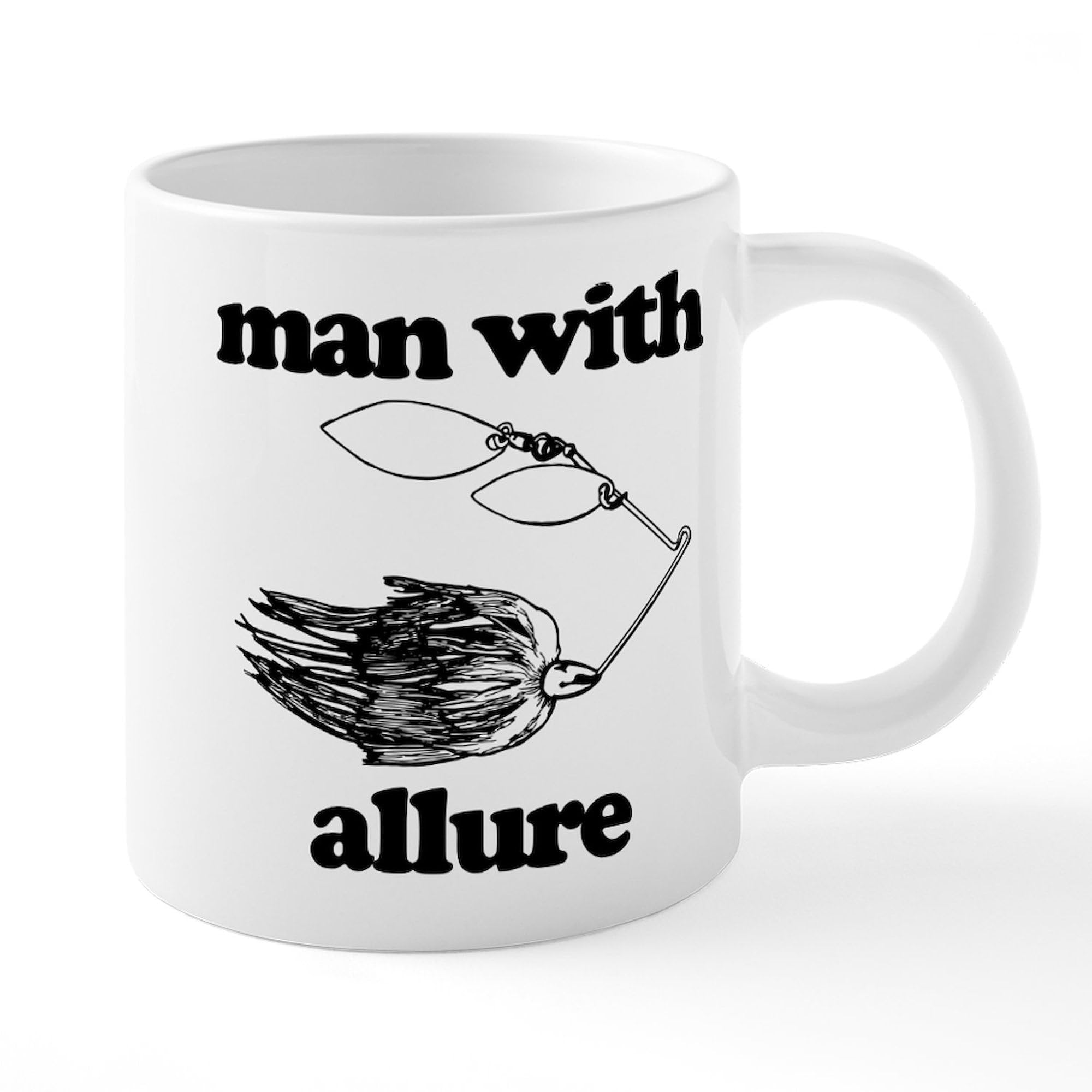 20 oz Ceramic Coffee Mega Mug - Man With Allure Design - Perfect for Home, Office & Gifts - CafePress