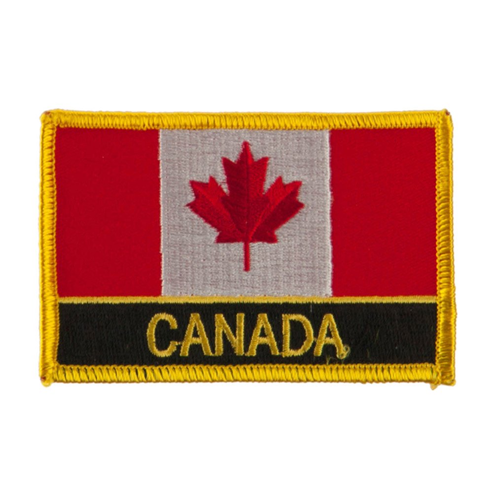 USA Canada Mexico Flag Embroidered Patch - North & South America Country Flags for Backpacks, Jackets & Hats | DIY Sew-on Badge for Travel & National Pride