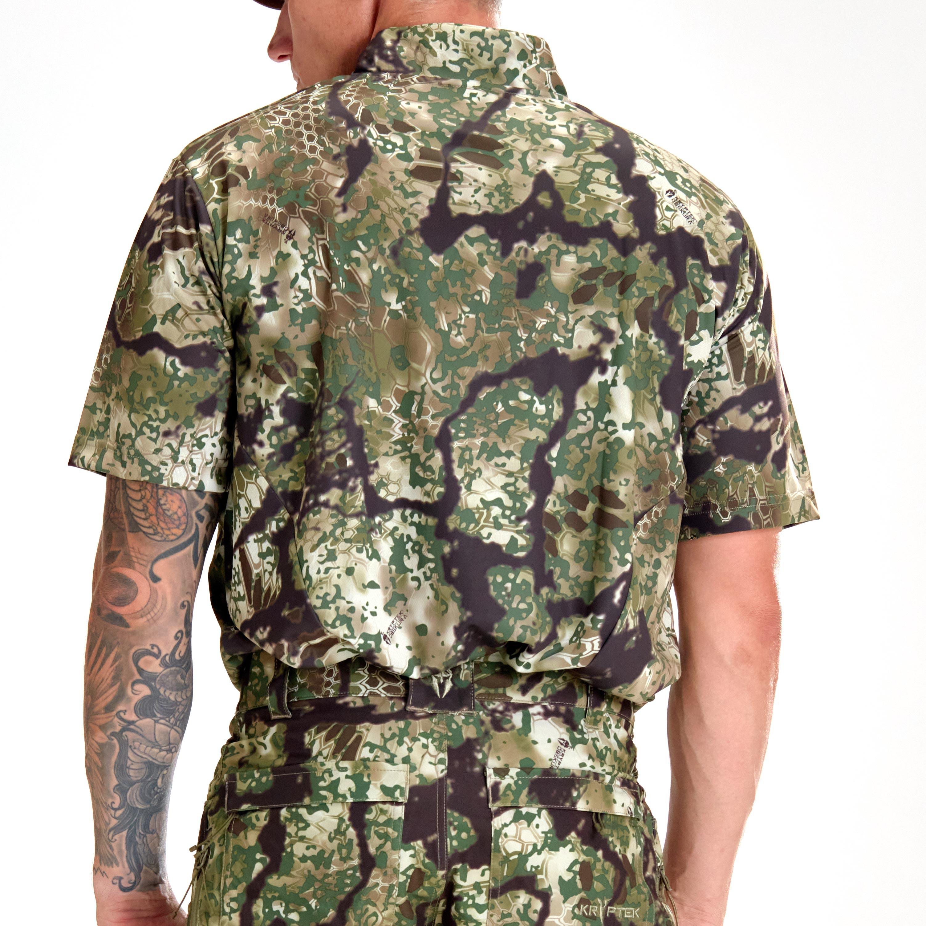 Dallol Rugby Short Sleeve Camouflage Jersey - Men's Sports Apparel for Rugby, Training & Outdoor Activities