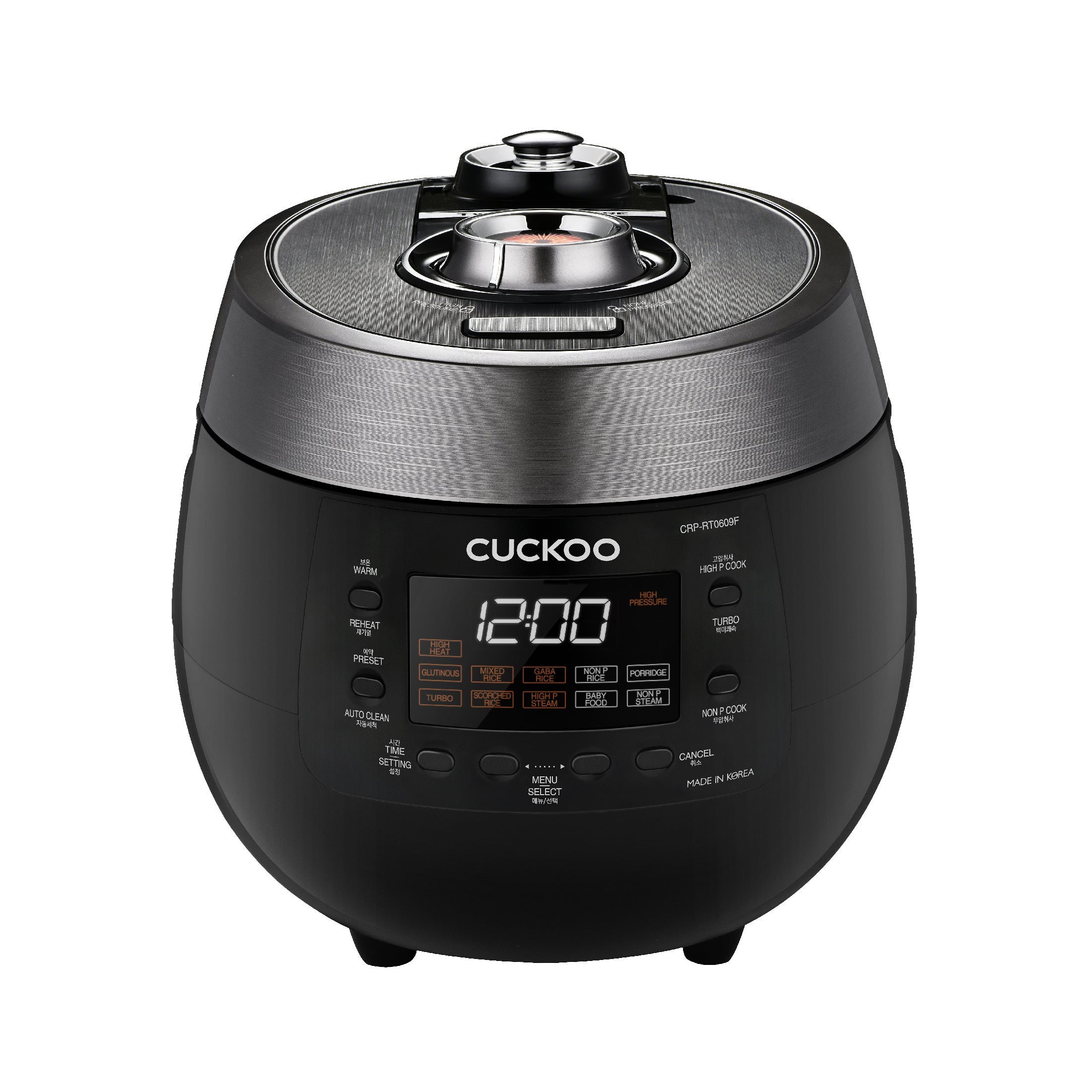 6-Cup HP Twin Pressure Rice Cooker (CRP-RT0609F) - Fast & Even Cooking for Perfect Rice Every Time | Ideal for Small Families, Dorm Rooms & Meal Prep