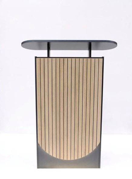 INK LINE LECTERN - Premium Wooden Church Pulpit with Adjustable Height for Sermons, Lectures & Presentations - Perfect for Churches, Schools & Conference Rooms