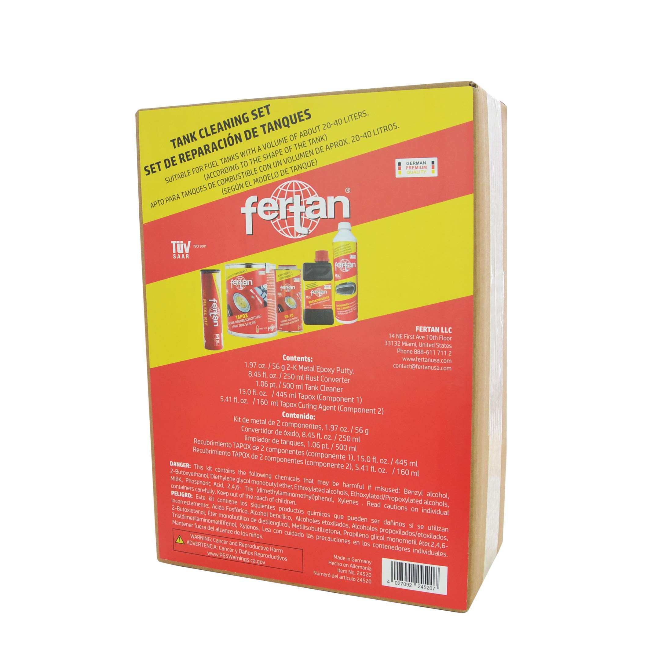 Premium Tank Restoration Kit - Complete Repair & Maintenance Set for Rust Removal & Leak Fixing | Ideal for Home, RV, and Industrial Water Storage Tanks