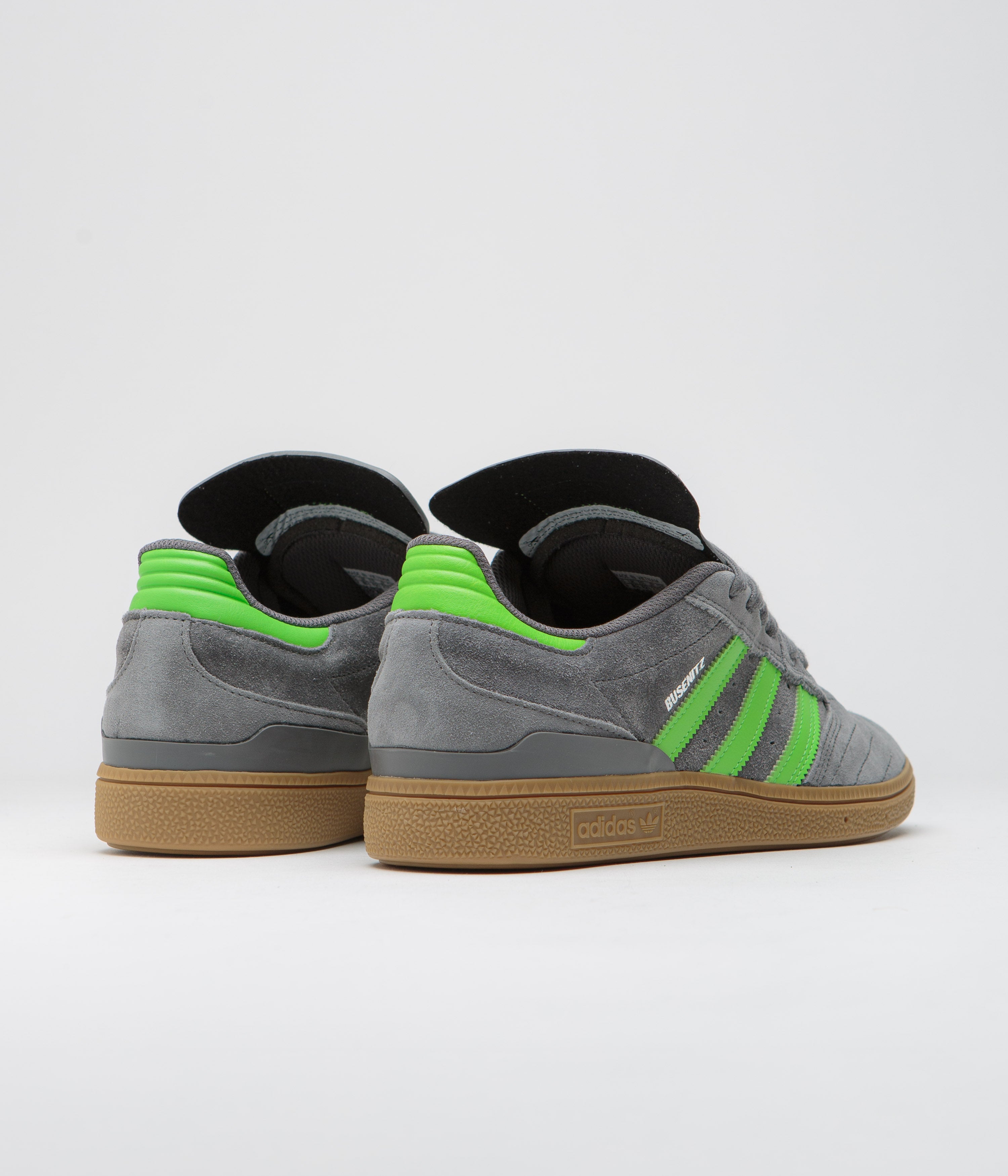 Adidas Busenitz Pro Skate Shoes - Grey Four / Lime / Gum Sole | Durable & Comfortable for Skateboarding & Streetwear Fashion