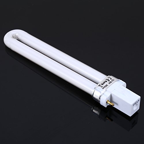 Professional 9W UV U-Shaped Nail Dryer Lamp - Replacement Gel Curing Light for Nail Salon & Home Manicure | Perfect for Gel Polish Curing, Nail Art Design & DIY Nail Care