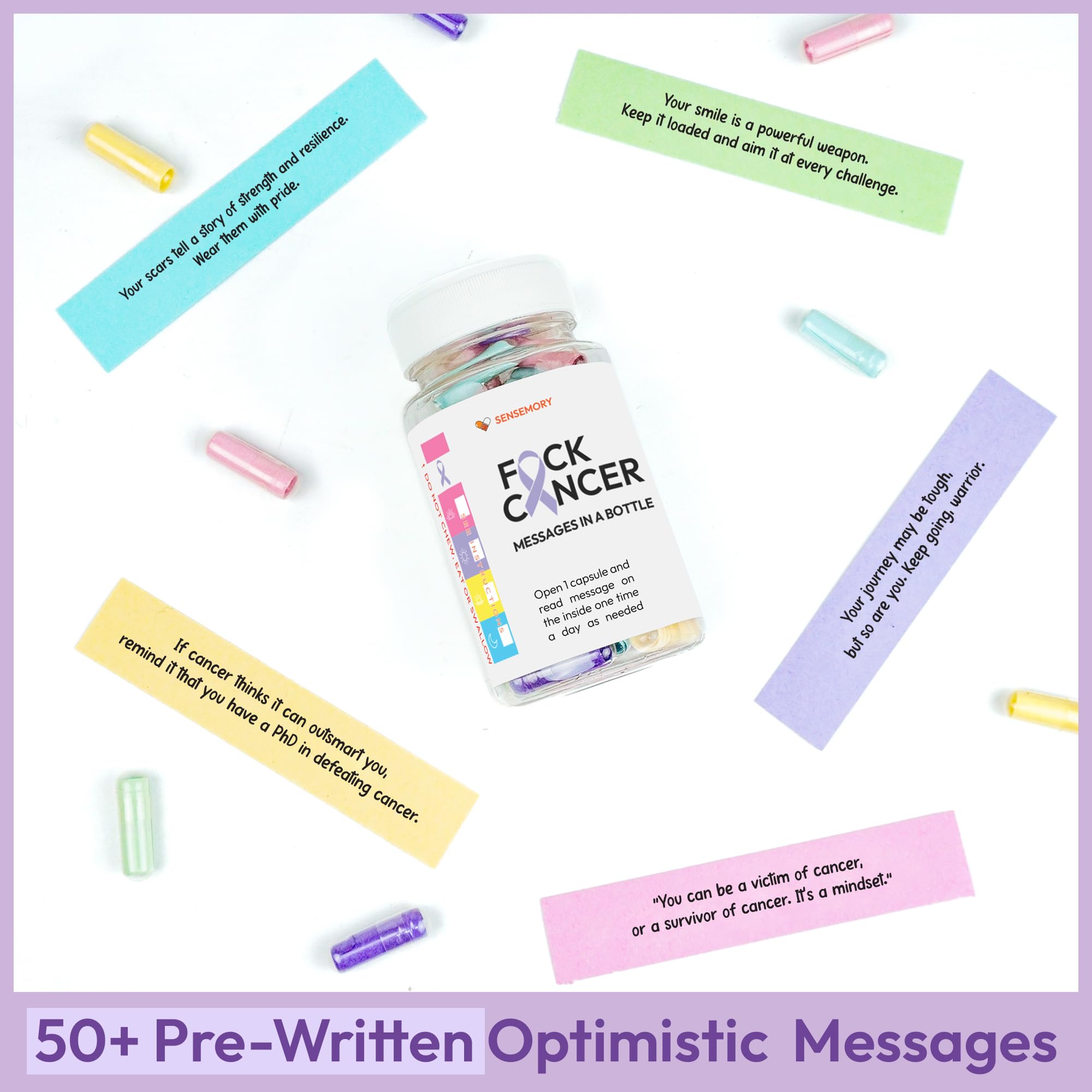 Inspirational Gifts for Cancer Patients - Motivational Presents for Women & Men Fighting Breast Cancer - Comfort Items for Terminal Illness Warriors - Perfect Get Well Soon Gifts for Hospital, Home Care & Support Groups