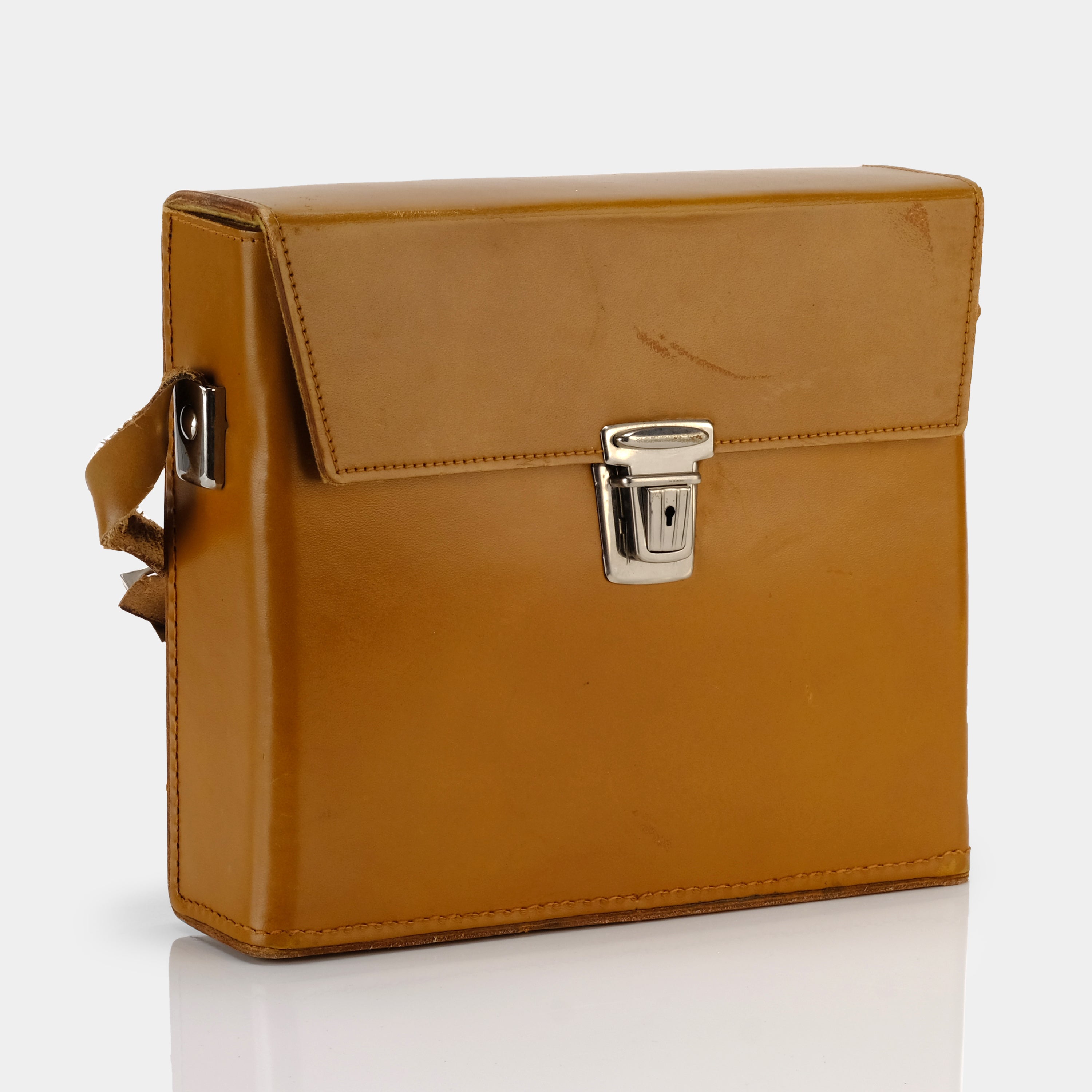 Premium Brown Leather Folding Instant Camera Case - Protective Cover for Fujifilm Instax Mini 9/11/40/90, Polaroid Now & OneStep+ - Perfect for Travel, Parties & Photo Walks