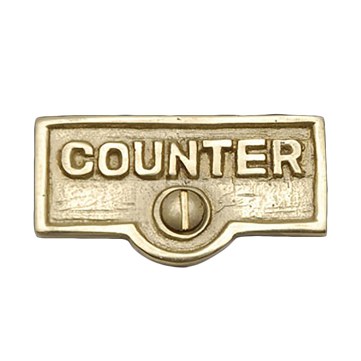 Vintage Brass Switch Plate Tags - Custom Name Signs & Labels for Home Renovation | Durable Lacquered Finish for Wall Switches, Cabinets & Office Organization