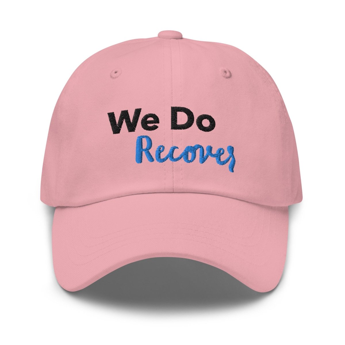 We Do Recover Dad Hat - Lightweight Cotton Sobriety Hat for Men & Women - Celebrate Recovery & Support Community - Perfect for AA Meetings, Sober Events & Everyday Wear