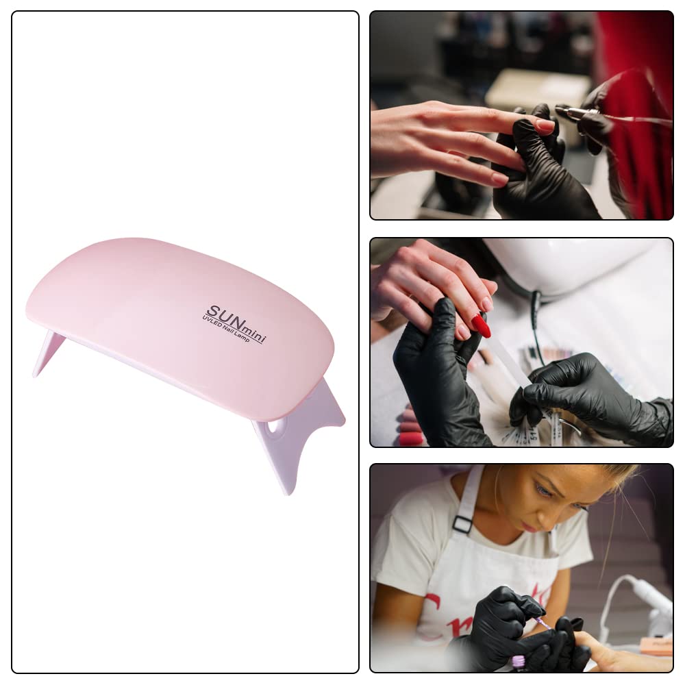 Portable Mini UV LED Nail Lamp - 6W Fast Drying Nail Gel Dryer for Manicure & Pedicure | Perfect for Home, Salon & Travel Nail Care