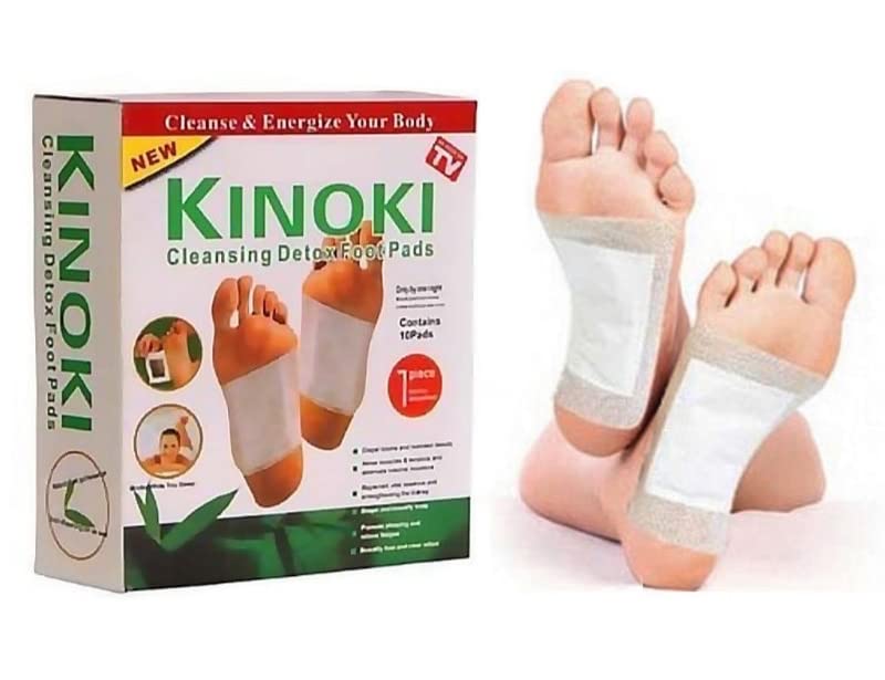 Kiyome Kinoki Cleansing Detox Foot Patches - 40 Adhesive Pads Kit for Natural Toxin Removal | Relieve Fatigue & Improve Sleep | Perfect for Post-Workout Recovery & Stress Relief