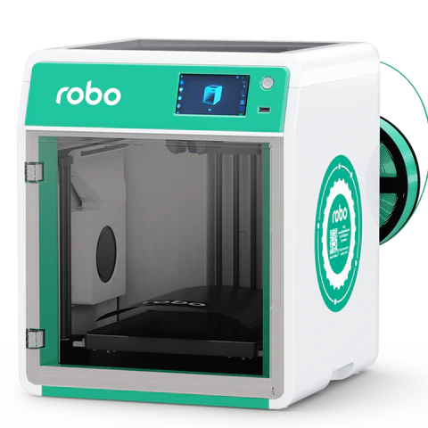 Robo E4 High Speed Educational 3D Printer for STEM Learning, School Projects & Home DIY - Fast Printing for Students, Teachers & Makers