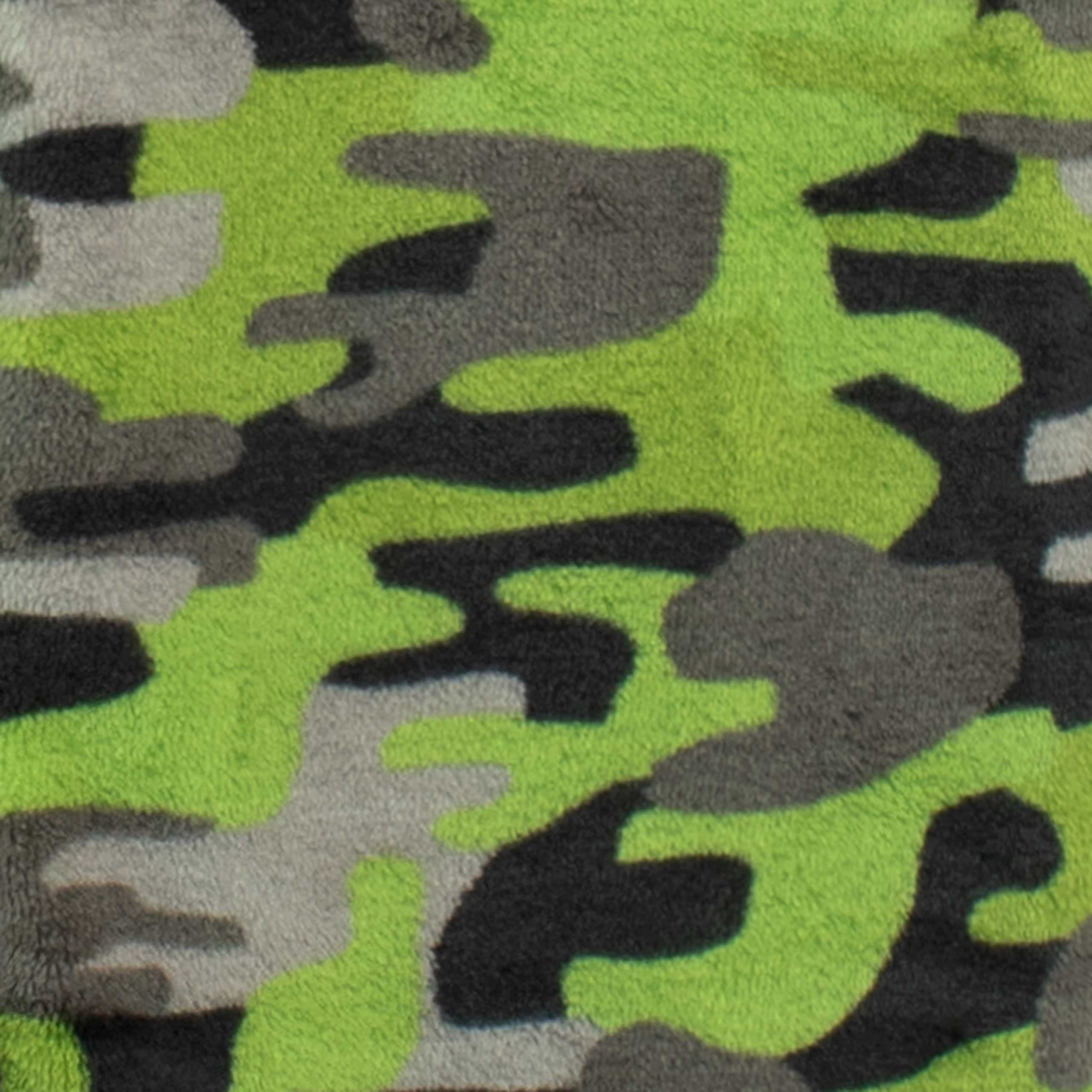 Harry Bear Boys Fleece Onesie Pajamas - Camo Print Sleepwear for Boys Ages 5-13 - Cozy Winter Pajamas for Sleepovers & Family Movie Nights