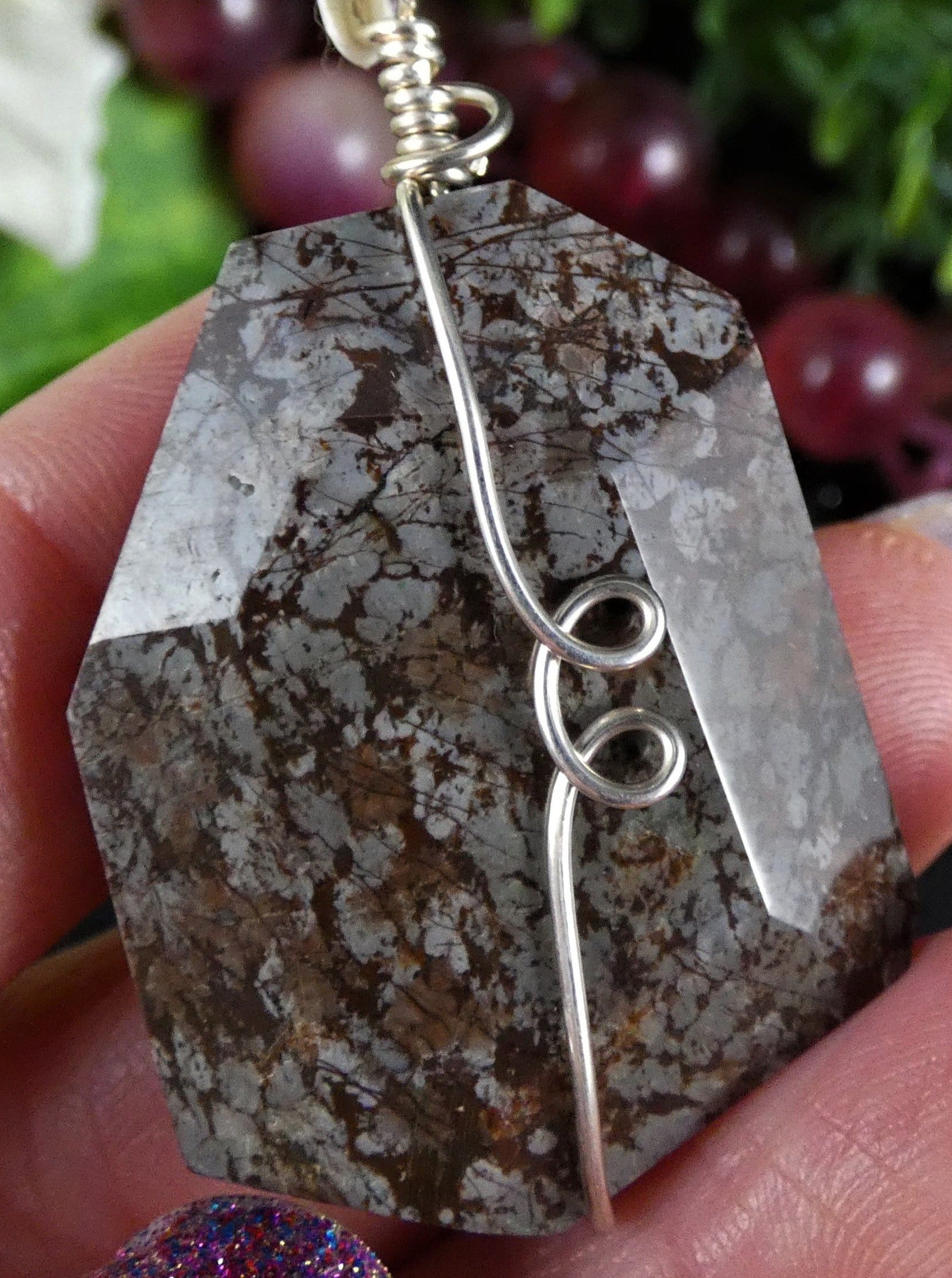 Handcrafted Jasper Sterling Silver Pendant Necklace - Natural Stone Jewelry for Women - Perfect for Everyday Wear, Gifts & Spiritual Healing