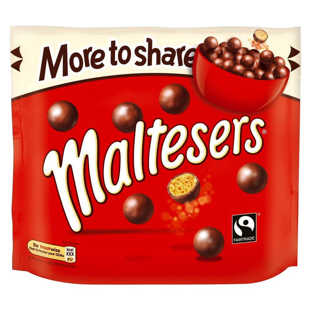 Maltesers Chocolate Bag 230g - Delicious Milk Chocolate Candy for Gifts, Parties & Snacking