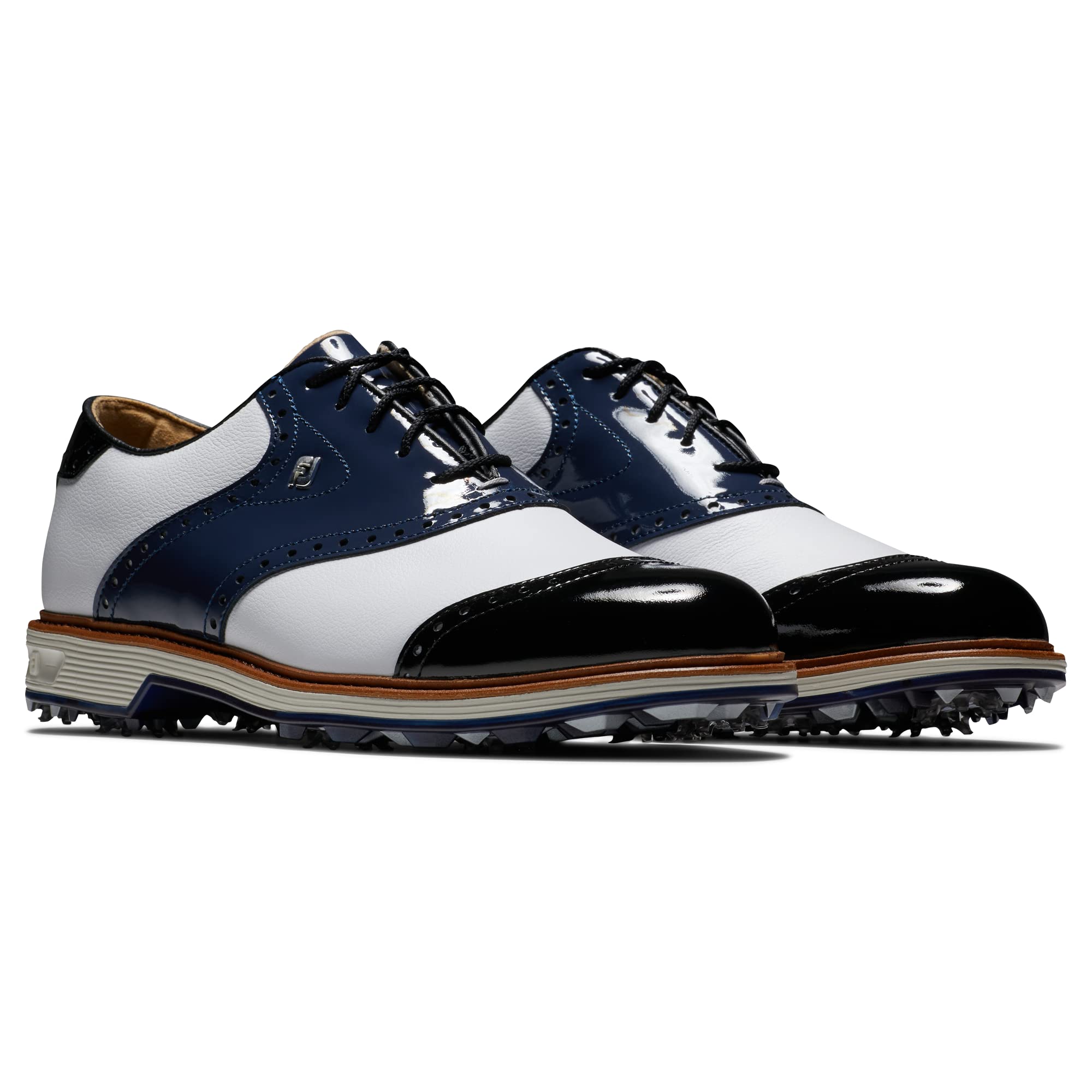 FootJoy Men's Premiere Series Wilcox Golf Shoes - Waterproof Spiked Golf Shoes for Men with Superior Comfort & Traction | Perfect for Professional Golfers & Weekend Players on the Course