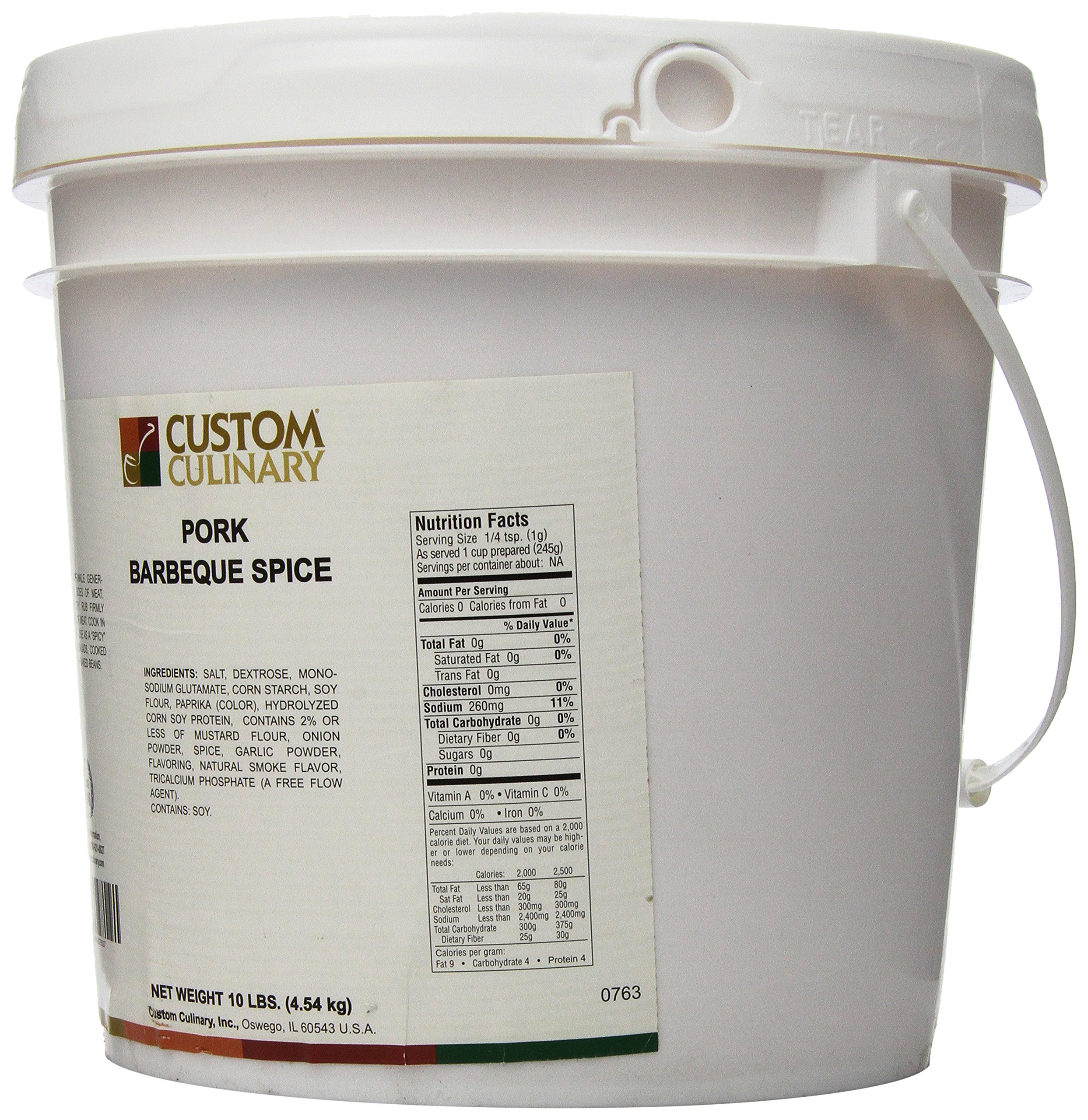 Premium Custom Culinary Pork BBQ Spice Rub - 10 lb Bulk Seasoning for Grilling, Smoking & Roasting - Perfect for Ribs, Pulled Pork & Brisket
