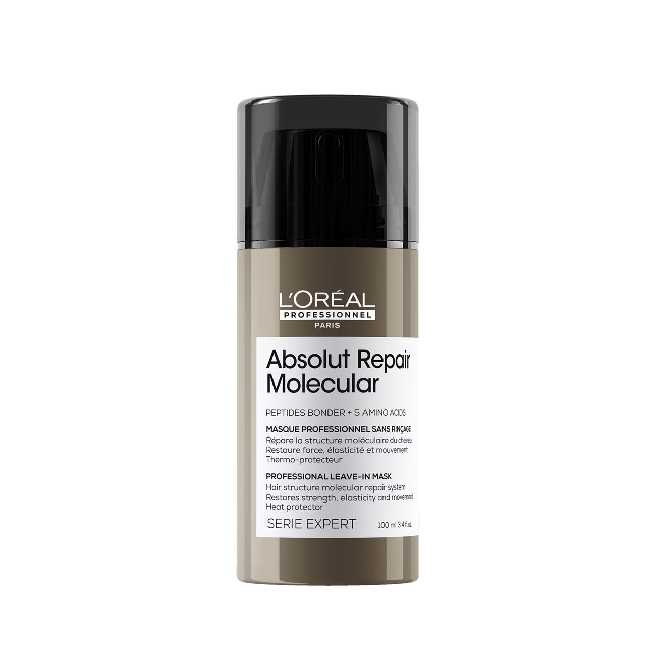 Absolut Repair Molecular Deep Repairing Leave-In Hair Mask for Damaged Hair - Intense Treatment for Dry, Frizzy & Color-Treated Hair | Salon-Quality At-Home Care