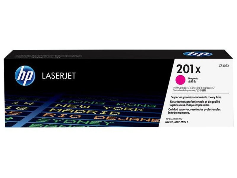 HP 201X High Yield Magenta Toner Cartridge - Compatible with HP M252 & M277 Printers - Perfect for Home Office & Small Business Printing Needs