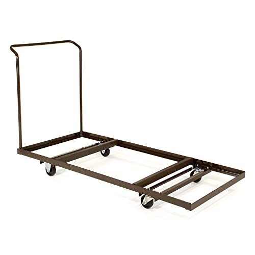 Heavy Duty Industrial Table Cart for Rectangular Folding Tables - 12 Table Capacity, Rolling Utility Cart for Banquet Halls, Event Venues & Catering Services