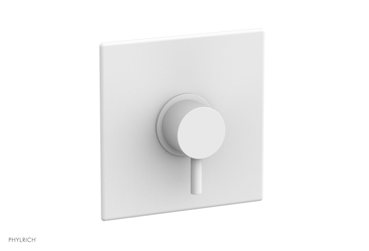 BASIC II Pressure Balance Square Shower Plate & Lever Handle Trim Kit - 4