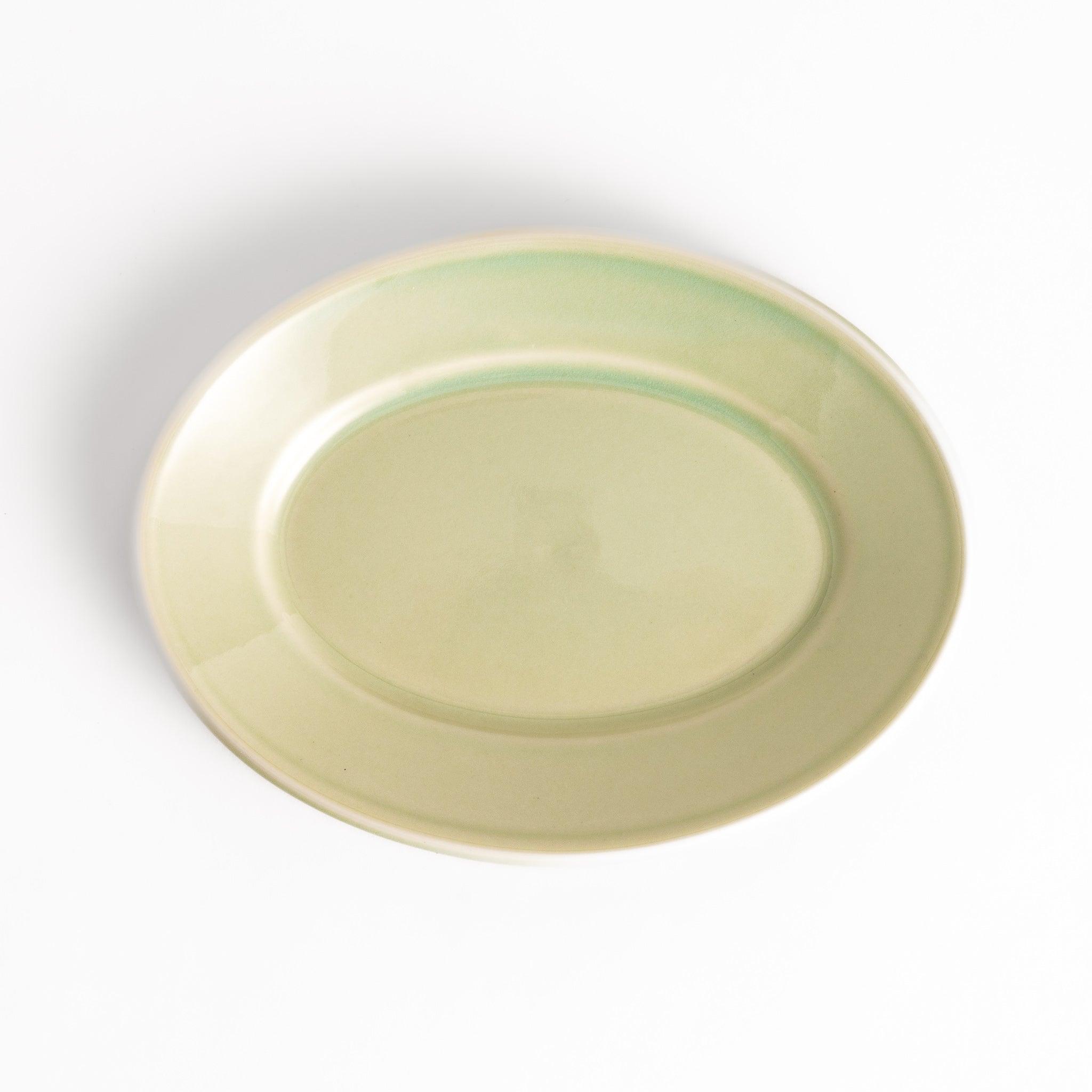 Pastel Serenity Oval Dessert Plate - Elegant Cake Serving Platter for Afternoon Tea, Wedding, and Party Decor - Perfect for Desserts, Appetizers, and Charcuterie Boards
