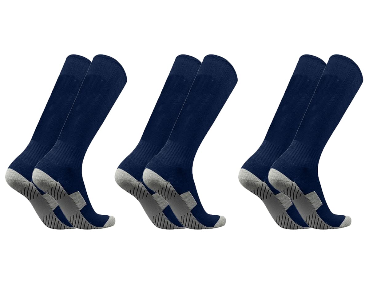 Best Soccer Socks for Men & Kids - 3/12 Pairs Team Sports Knee High Breathable Football Socks for Youth & Boys - Perfect for Training, Matches & Casual Wear