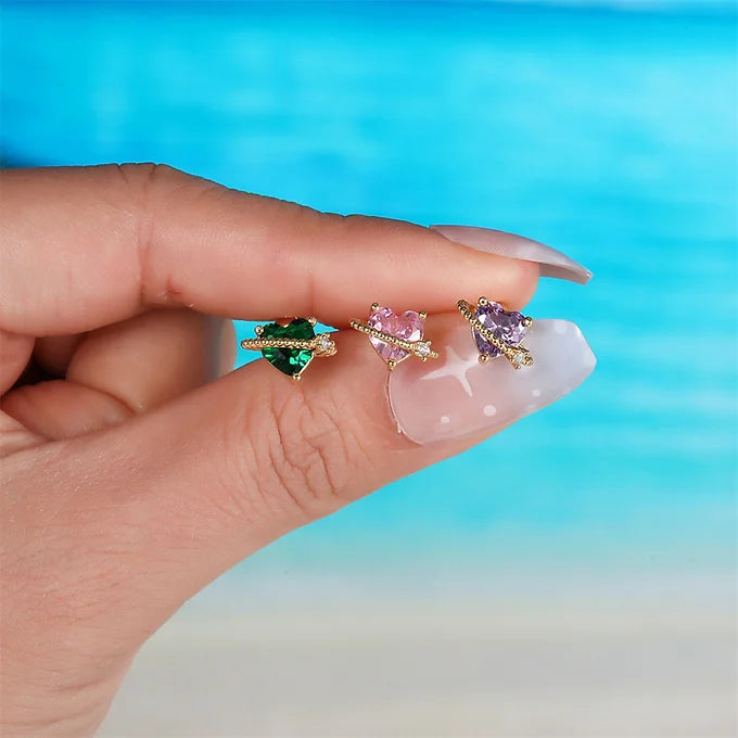 20G Palm Tree Flower Daith Hypoallergenic Stud Earrings for Women | EGD0287 | Perfect for Piercing, Cartilage Jewelry & Boho Fashion Accessories